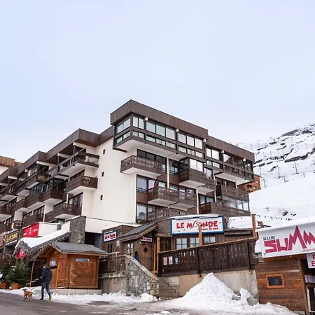 Résidence Glaciers - Location: Pour 4 Personnes Avec Balcon Sud Ouest Dans Un Quartier Jeune Et Animé Mae-9085 * Val Thorens